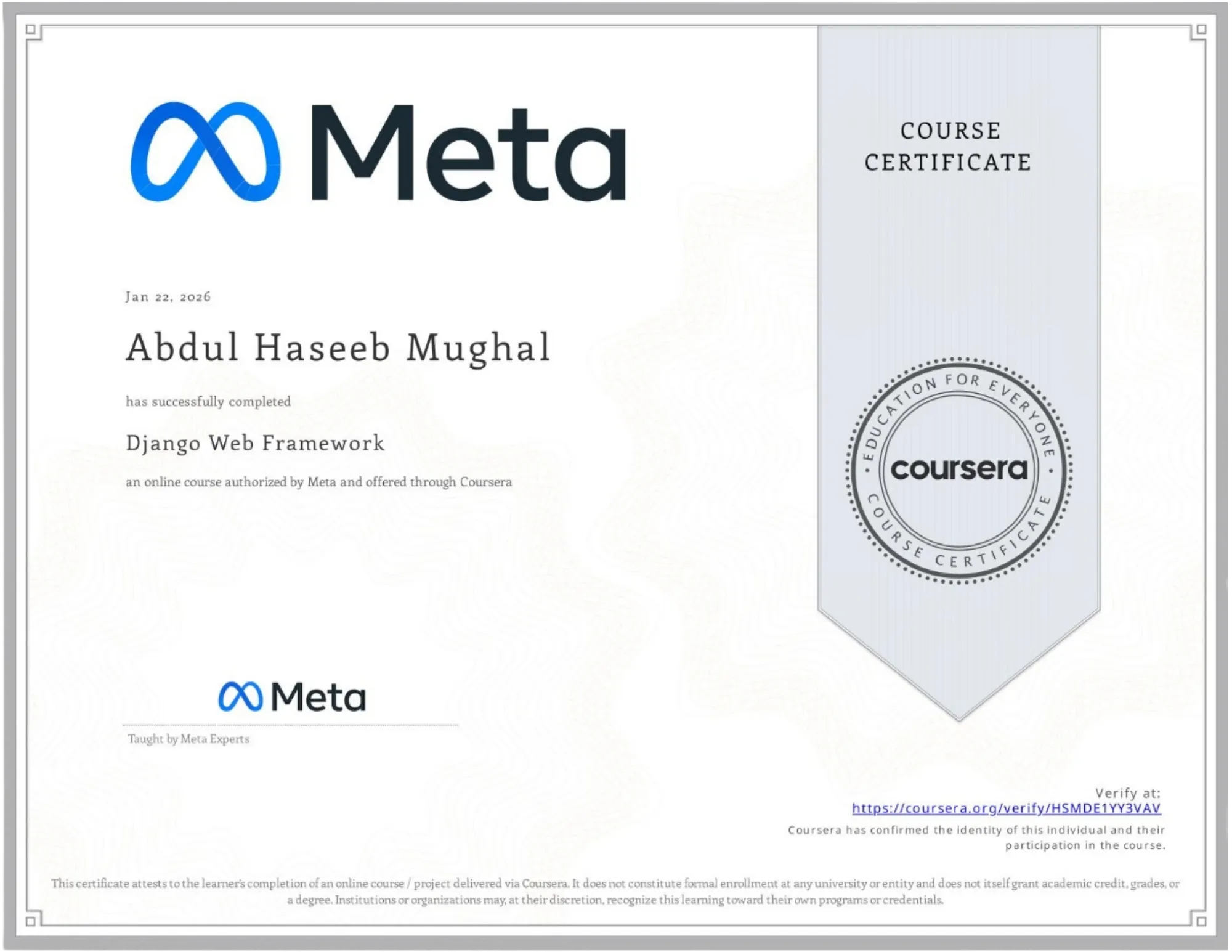 Django Web Framework
